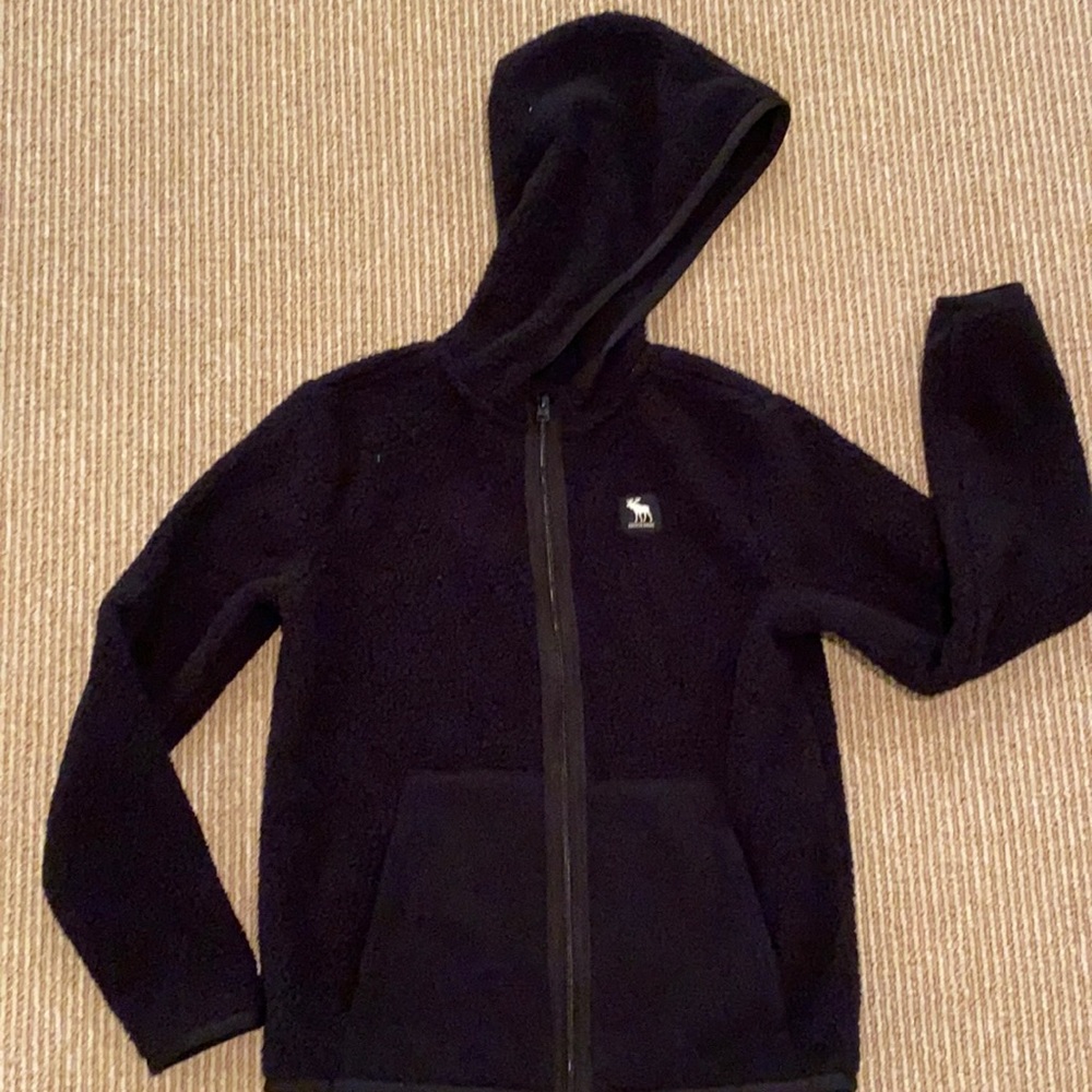 ABERCROMBIE KIDS Sherpa Full Zip Hoodie